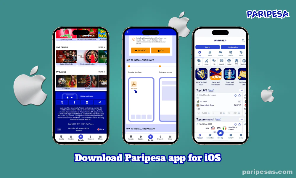 Para baixar o aplicativo Paripesa para iOS, visite o site oficial, encontre a seção Aplicativos, siga o link de download, instale o aplicativo e abra-o em seu dispositivo para começar a jogar jogos de cassino e apostar em esportes