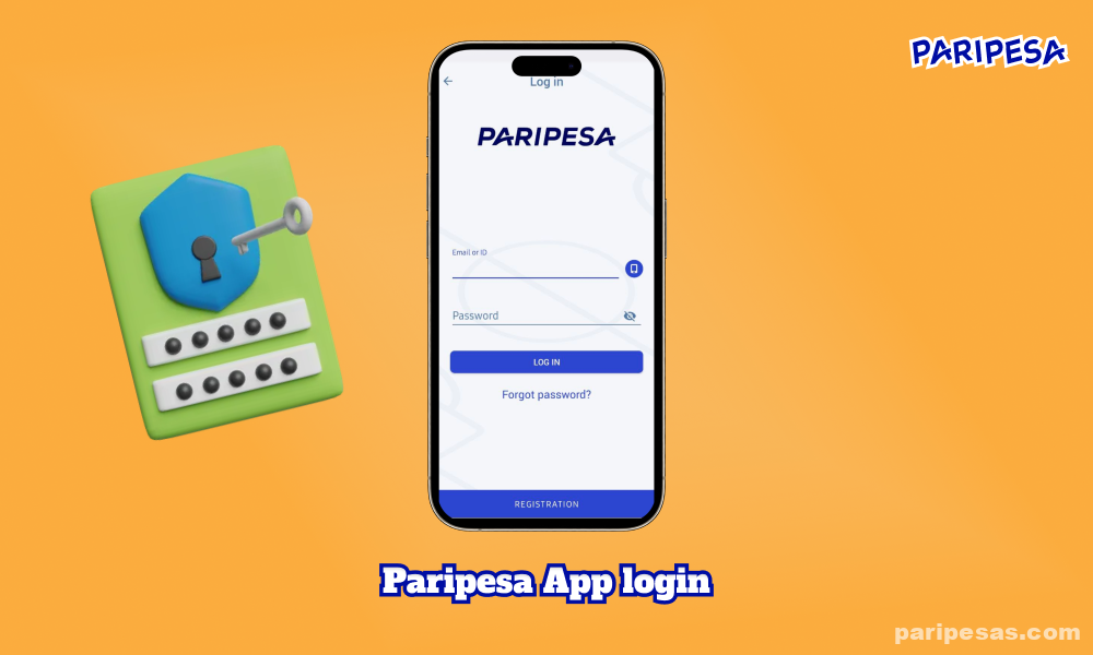 You can log in to the Paripesa application by entering your credentials and password