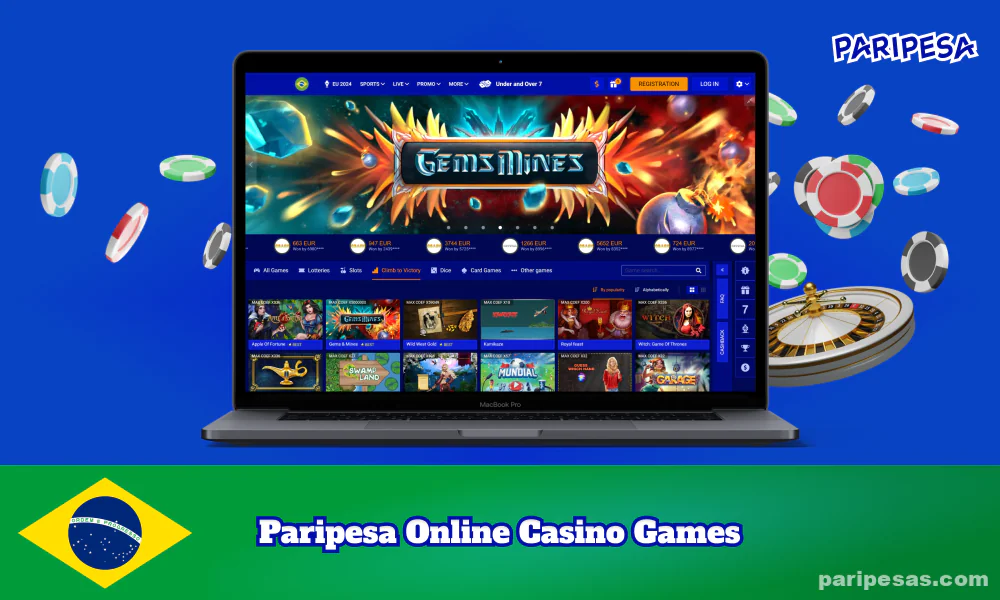 Mais de 8.000 jogos estão disponíveis para os jogadores no Paripesa Casino no Brasil, incluindo caça-níqueis, jogos de mesa e pôquer