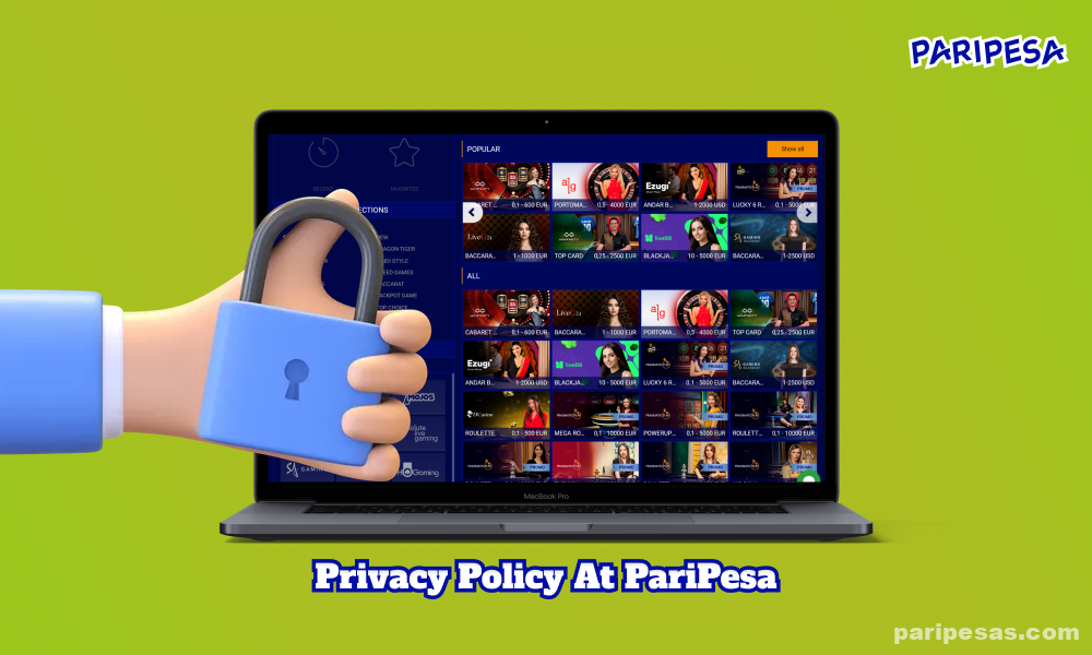 PariPesa's privacy policy governs the collection, use and security of users' personal data