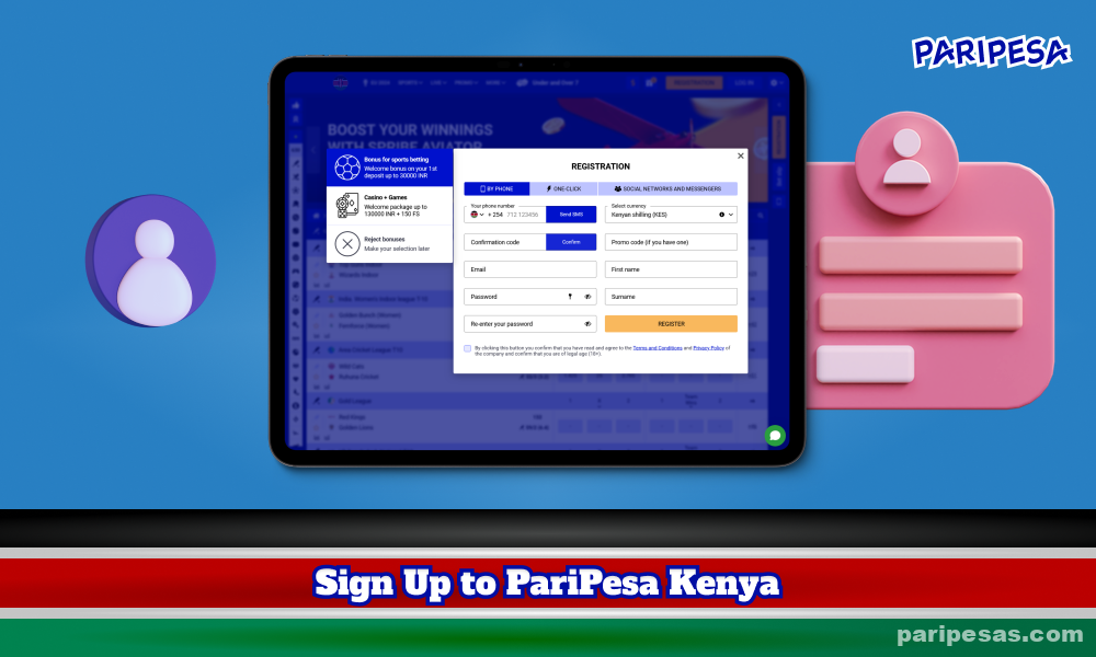 To register at PariPesa Kenya Casino, players need to visit the official website, fill out the required information, select your country and currency, agree to the terms of use and confirm registration via email or SMS