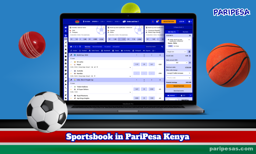 PariPesa Kenya provides bettors with a variety of sports betting options, including over 5,000 events across over 40 sports disciplines, making it an attractive choice for both new and experienced bettors