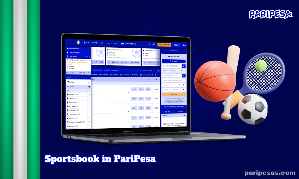 Nigerian users interested in sports betting will find over 5,000 competitions across 40 sports on PariPesa